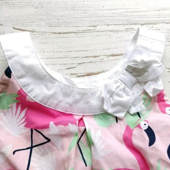 Gymboree Flamingo Dress Fruit Punch Baby Girl - Picture 4 of 7
